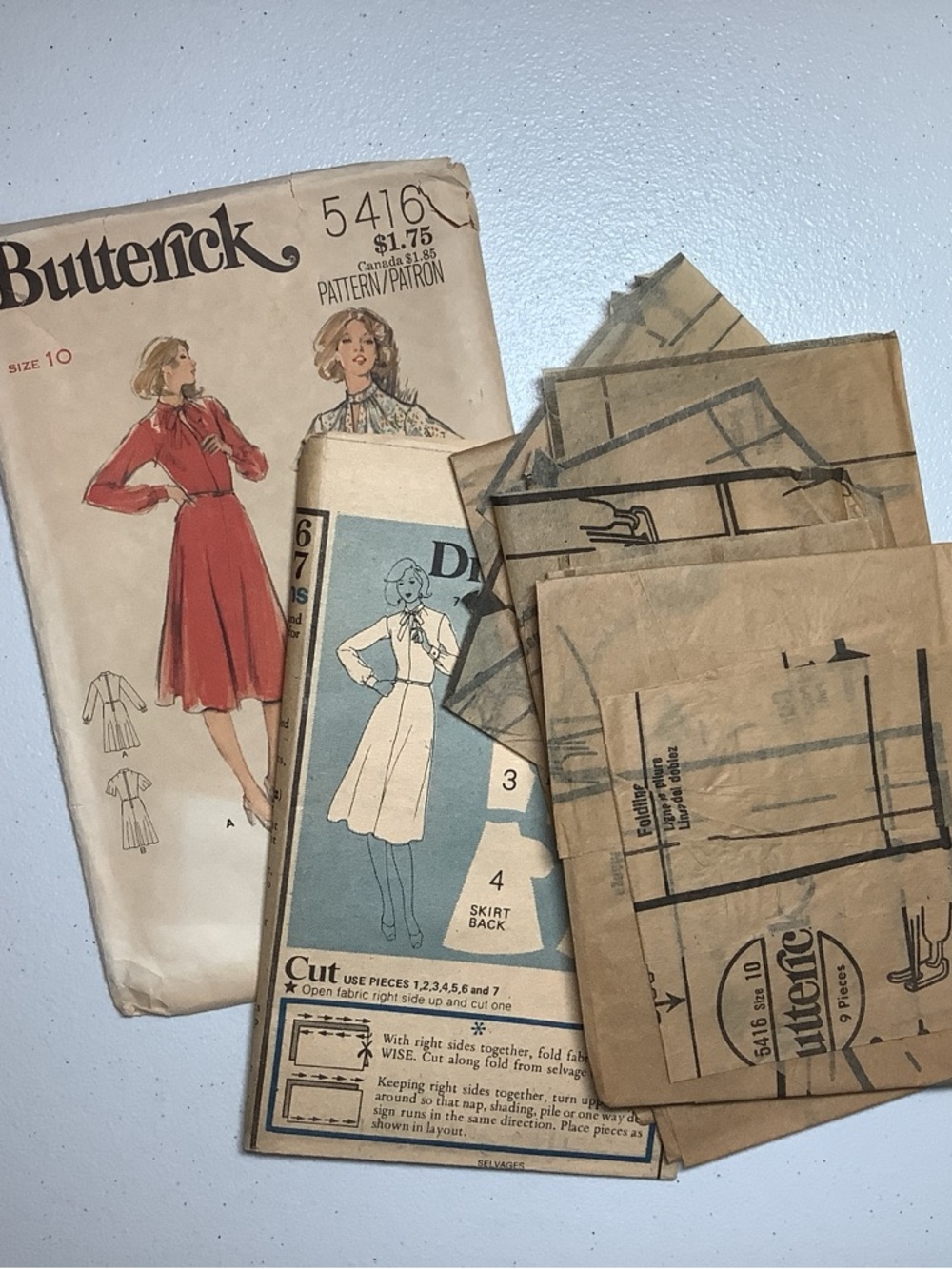 Butterick 5416 Sewing Pattern - Picture 2 of 4